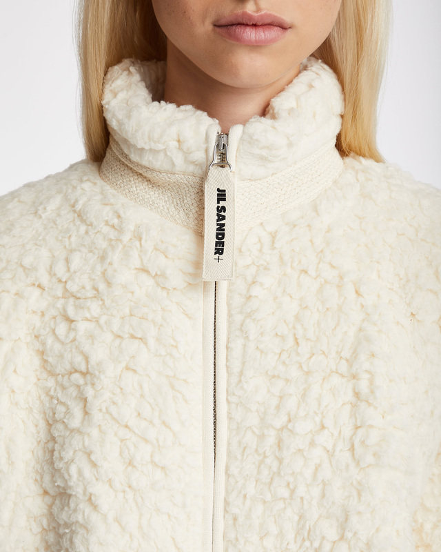 Jil Sander Zip-Up Jacket  Egg shell M