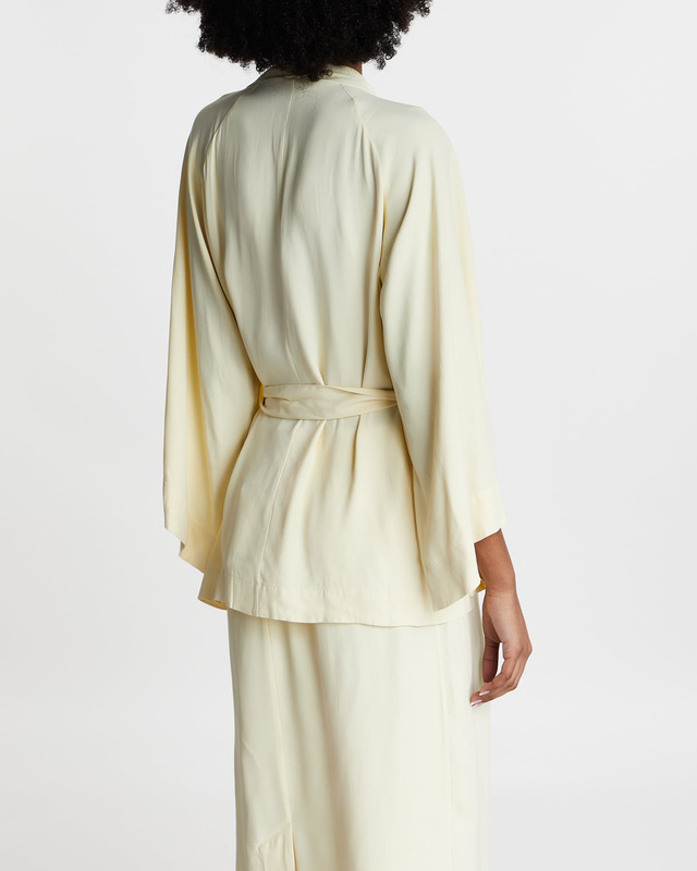 Rodebjer Blouse Tennessee Cape Gul L