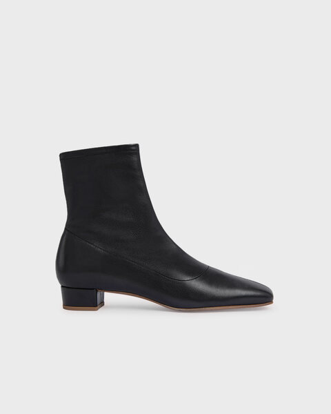 Boots Este Boot Black Leather Svart 1