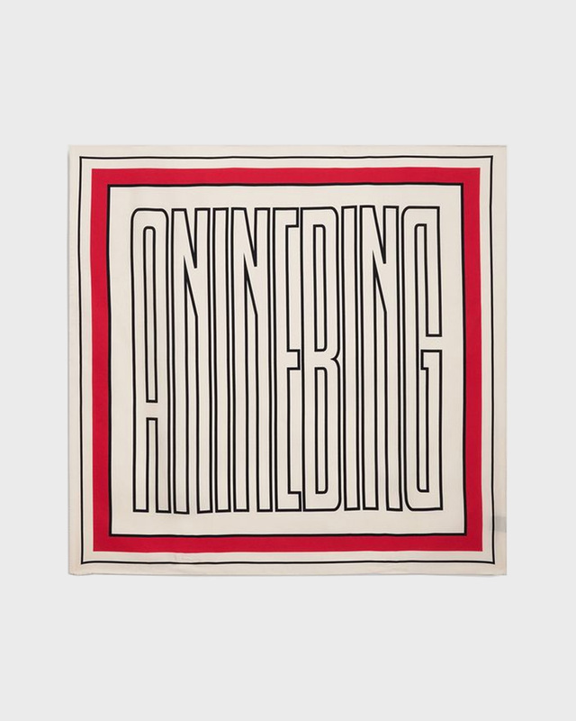 ANINE BING Halsduk York Anine Bing Tango Red ONESIZE