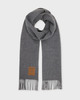 Ganni Scarf Double Face Wool  Paloma melange ONESIZE