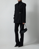 Sportmax Jakke Tailored Leather Belt Detail Black IT 48 (EUR L-XL)