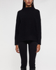 Vince Cashmere Sweater  Boiled Funnel Nk Pullover Black S
