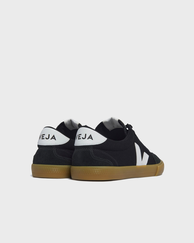 VEJA Sneakers Volley Canvas Suede Svart/vit EUR 38