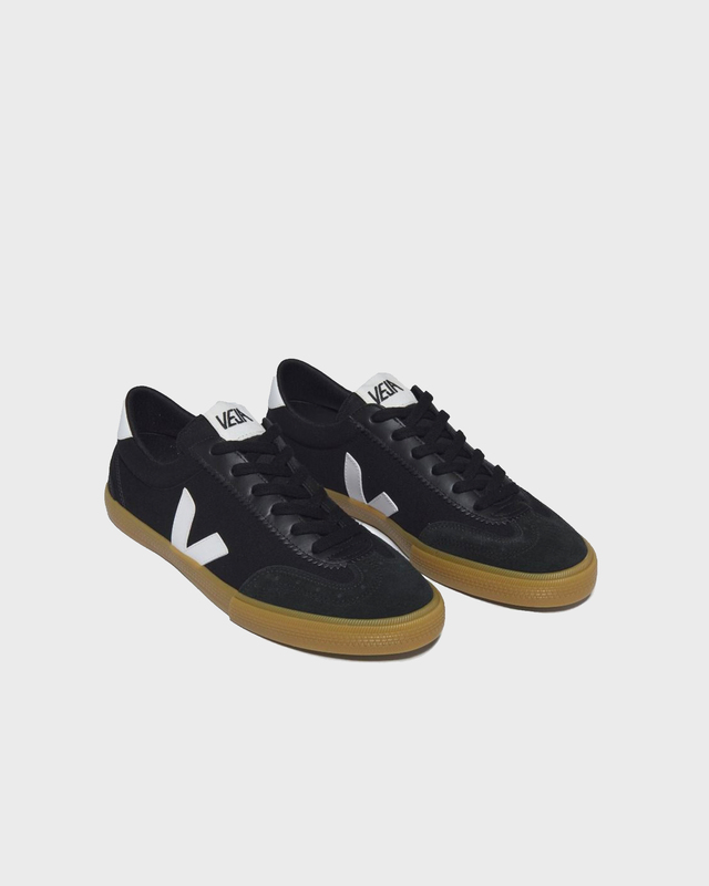 VEJA Sneakers Volley Canvas Suede Svart/vit EUR 38