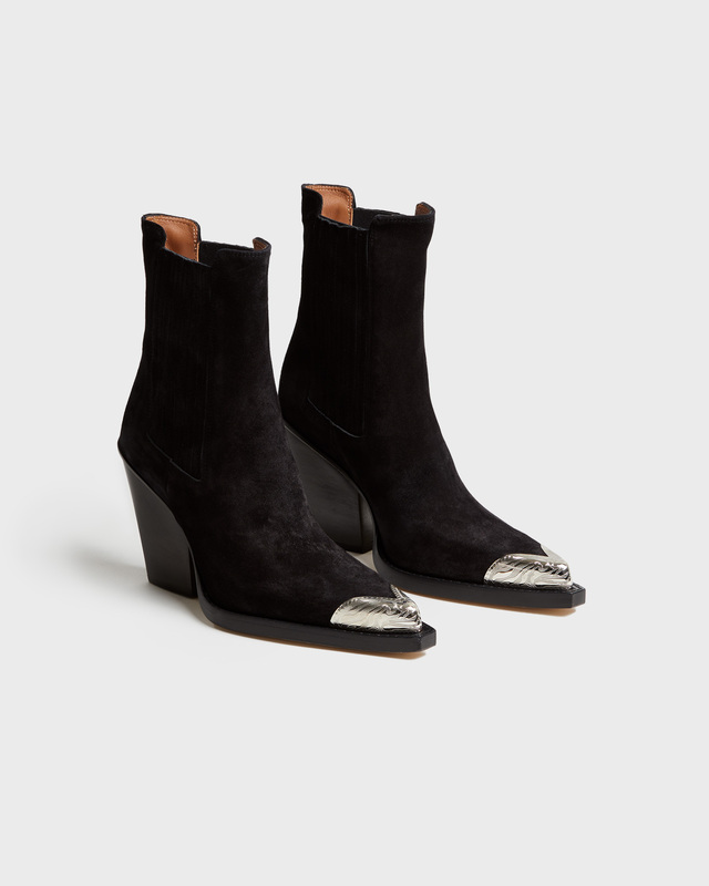 Paris Texas Boots Dallas Embellished Toe  Black EUR 36