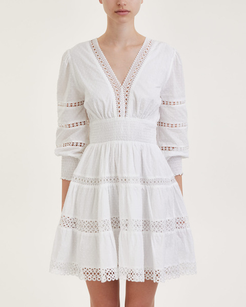 Dress Inez Vit 1