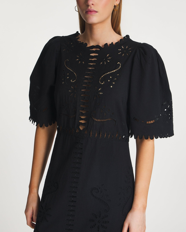 Sea New York Dress Liat Embroidery Black US 8 (EUR 40)