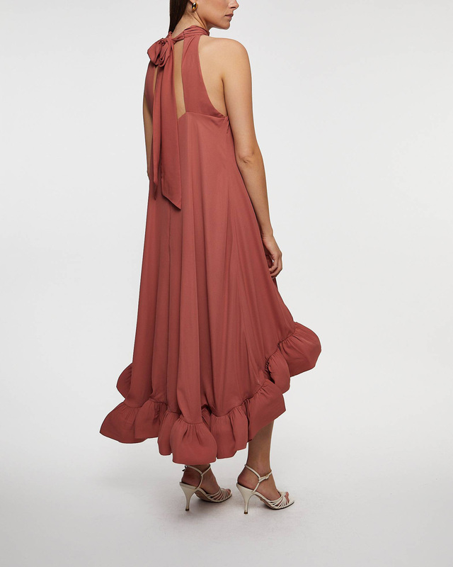 Malina Dress Sabrina Midi Red L