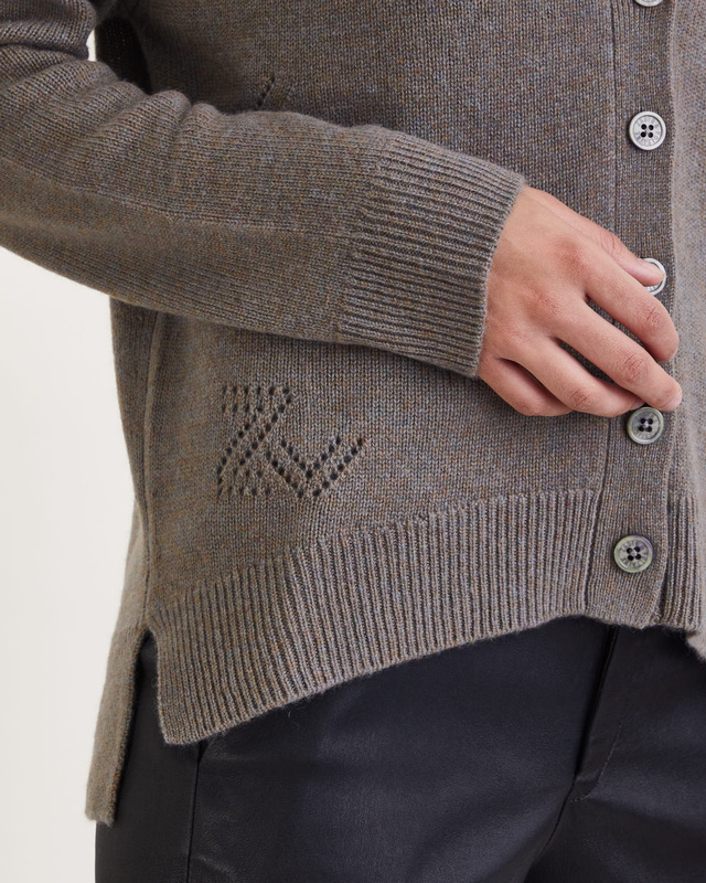Zadig&Voltaire Cardigan Mirka  Grå/grön M