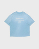 Acne Studios T-skjorte Sprayed Logo Blue M-L