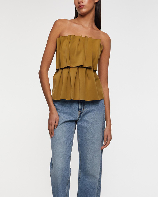 Dagmar Top Sculpted Tube Brun 38