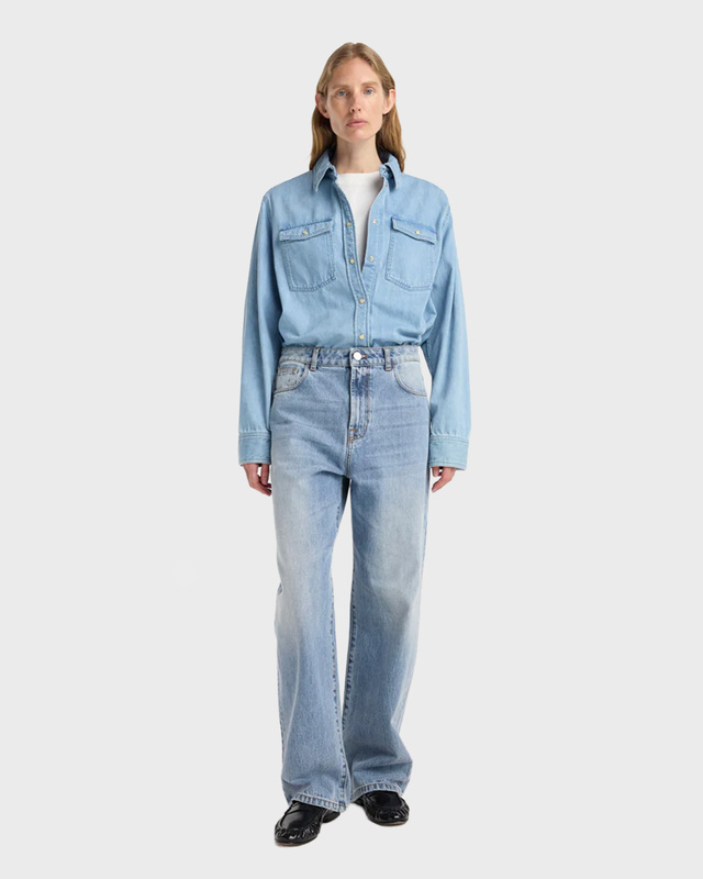RÓHE Jeans Bruun Signature Baggy Denim Washed Blue 36