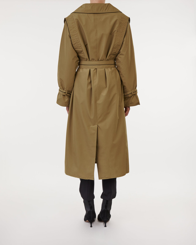 Gestuz Trenchcoat EvelynGZ Grön 40
