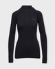 Falke Sport Tröja WT Longsleeve Zip Svart L