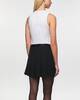Ganni Skirt Light Twill Pleated Mini Black 42