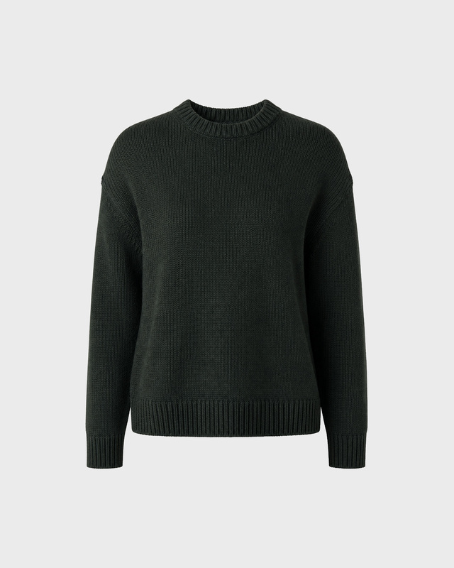 Jil Sander Genser Bias Knitted CN Dark Green IT 44 (EUR 40)