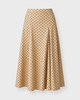 Max Mara Studio Skirt Polka Dot Midi Beige IT 48 (EUR L-XL)
