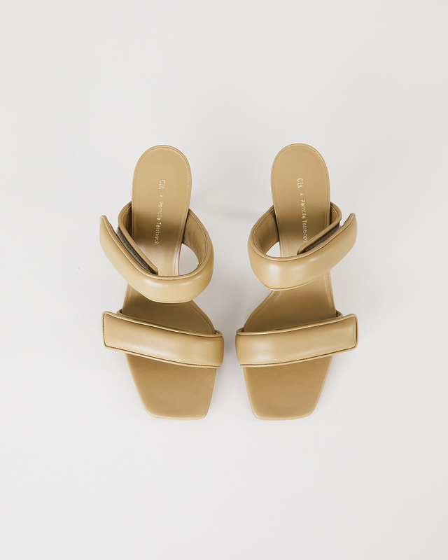 Gia Borghini Sandal two strap matte lamb Brun EUR 39
