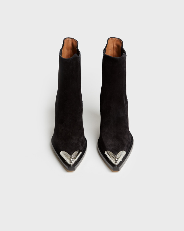 Paris Texas Boots Dallas Embellished Toe  Black EUR 36