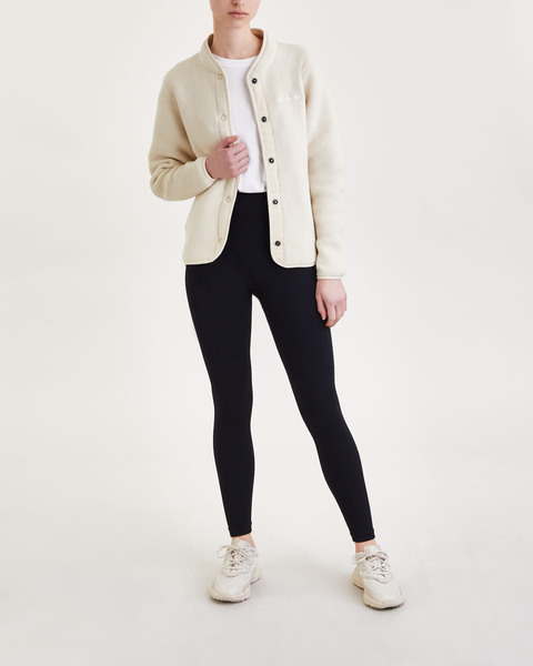 Kofta W Fleece Snap  Sand 2