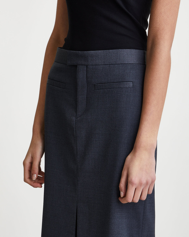 Filippa K Skirt Long Tailored  Dark grey 40