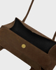 Yuzefi Skulderveske Oyster Suede Brown ONESIZE