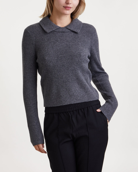 Sweater Como Collar Grey 1