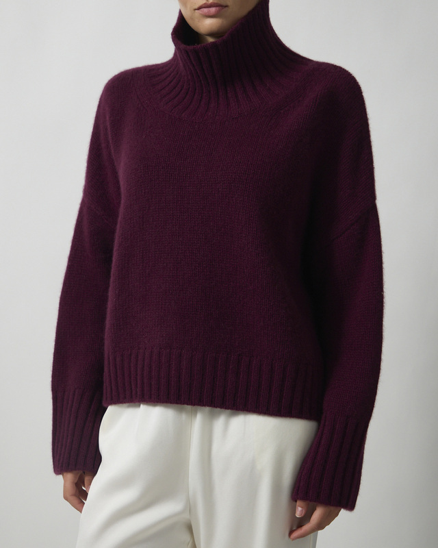 Soft Goat Pologenser Girlfriend Bordeaux XS