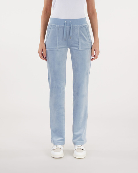 Byxor Del Ray Classic Velour Blå/grå 2