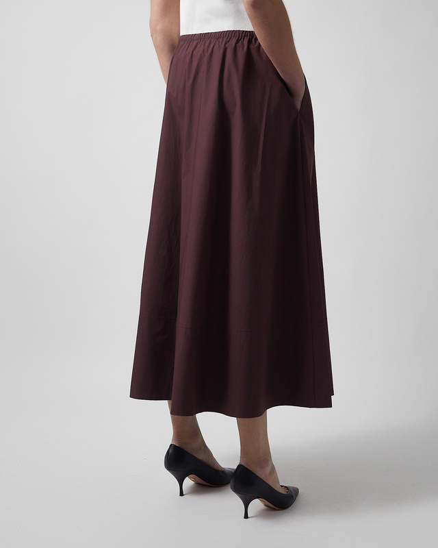 By Malene Birger Skirt Pheobes Aubergine 34