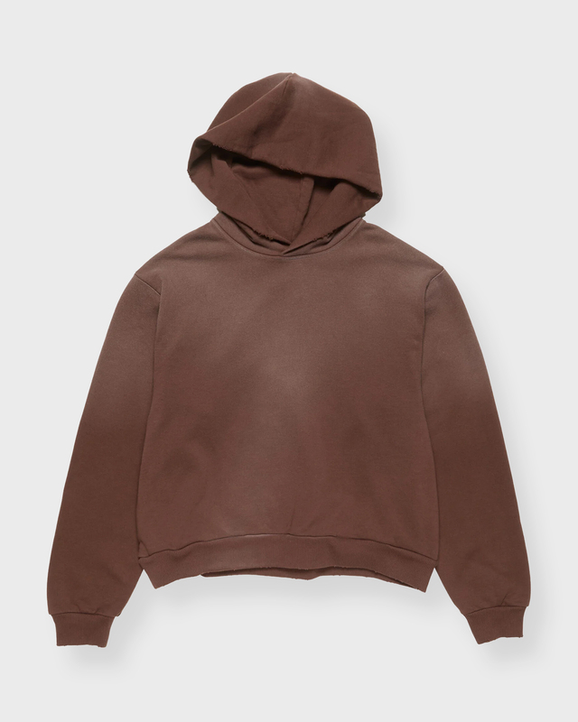 Acne Studios Hoodie Logo Chocolate XS-S