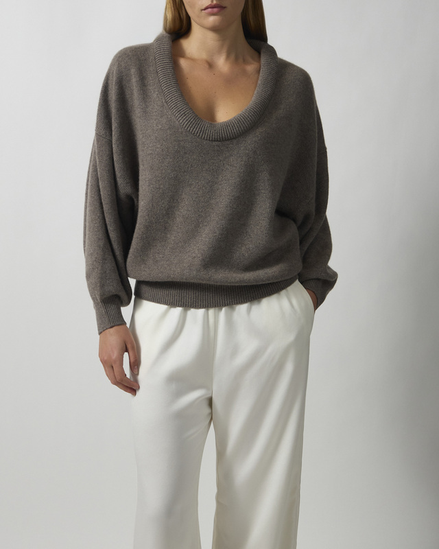 LISA YANG Sweater Doria Beige/Brown 0 (XS-S)
