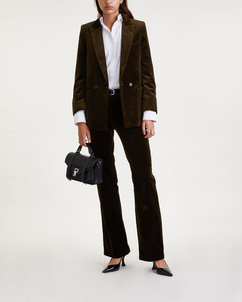 Blazer Visko Velvet  Khaki 2
