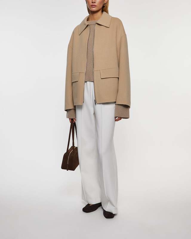Wakakuu Icons Jacka Logo Wool  Beige XS