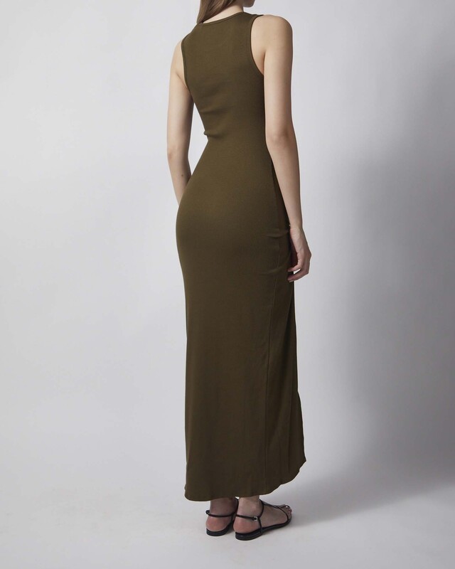 Dagmar Dress Knot Tank Dark green XS