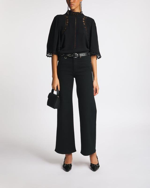 Isabel Marant Étoile Blouse Enoha Black FR 40 (EUR 38)