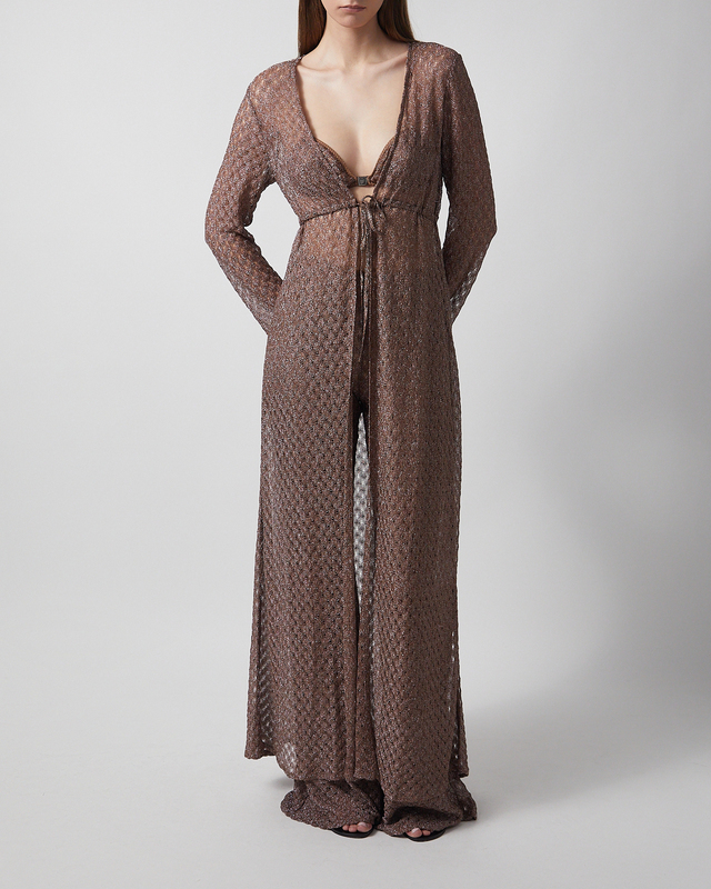 Missoni Cardigan Long Cover Up Brun IT 42 (EUR 38)