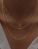 CBYC Halsband Floating Diamond  Silver ONESIZE