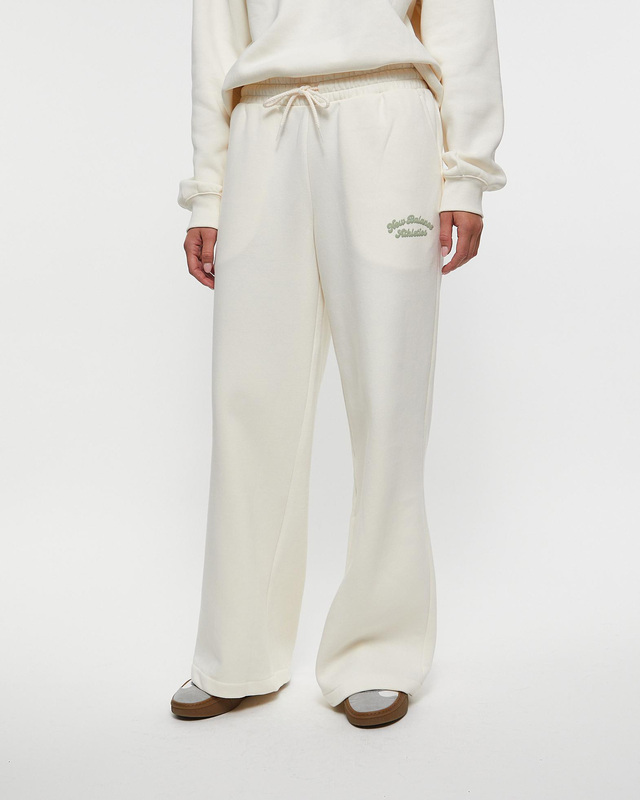 New Balance Trousers Linear Heritage Fleece Wide Leg White XL