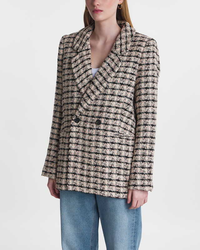 Anine Bing Blazer Diana Tweed Aprikos S