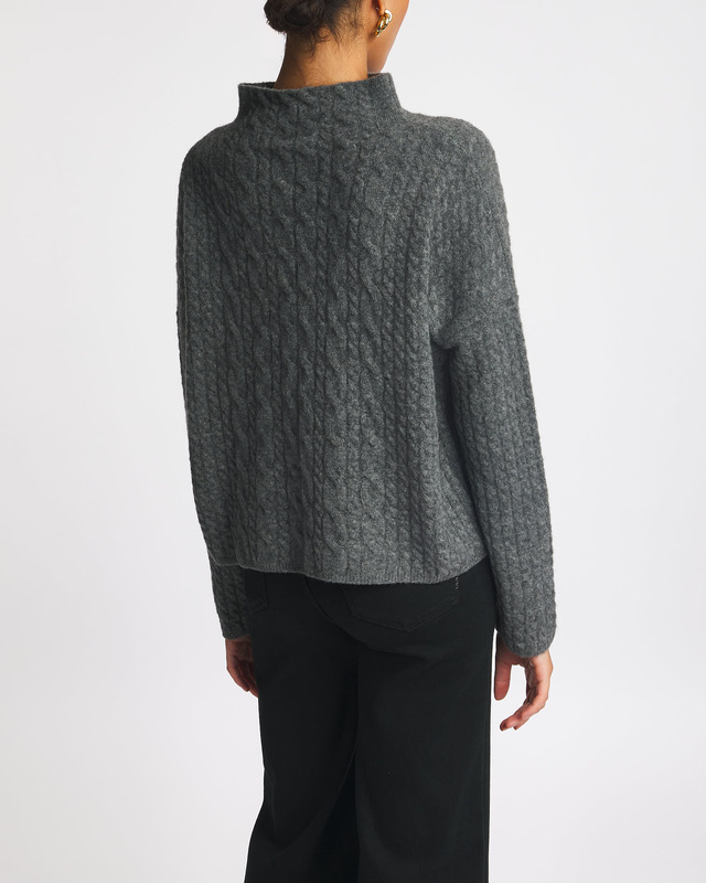 Filippa K Sweater Mika Braid Grå L