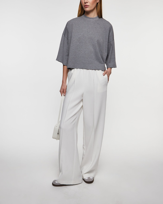 Wakakuu Icons T-shirt Oversized Cropped Grå L