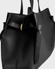 YUZEFI Gyoza Tote Pebble Bag  Black ONESIZE