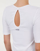 Casall Top Rib Tee White 40