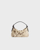 ATP Atelier Taske Vadena Mandorla/Walnut Printed Mini Cow/Vacchetta Vit/brun ONESIZE