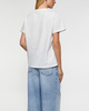 Ganni T-Shirt Basic Jersey Cherry Relaxed White L