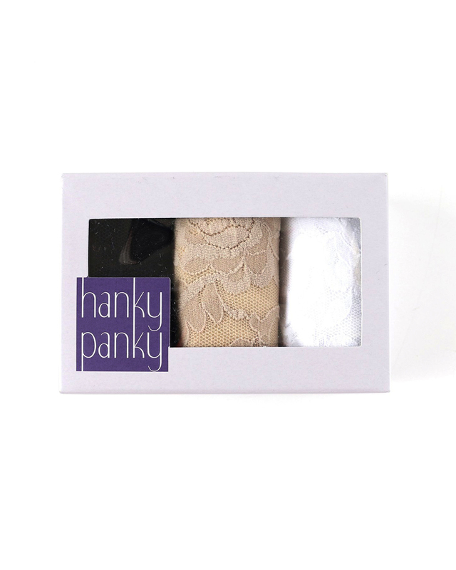 Hanky Panky Panties Lace Bodyshort Vit L