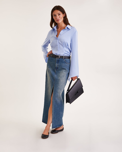 Skirt Liz Denim Blå 2