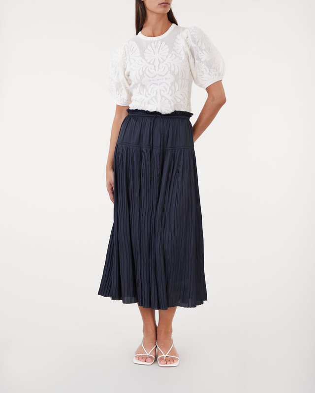 Ulla Johnson Skirt Victoria Mörkblå US 8 (EUR 40)